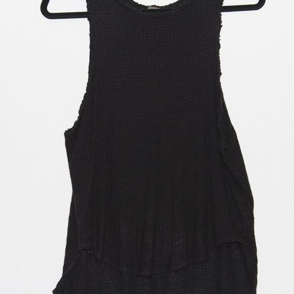 Free People We the Free Tank Knit Tank Top Black Size Medium - Picture 4 of 8
